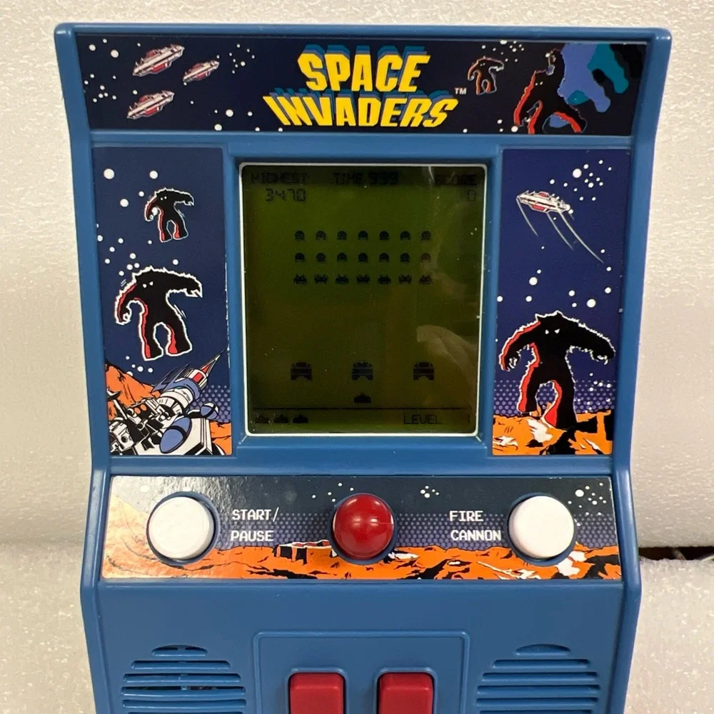Space Invaders Handheld Console - Classic Blue
